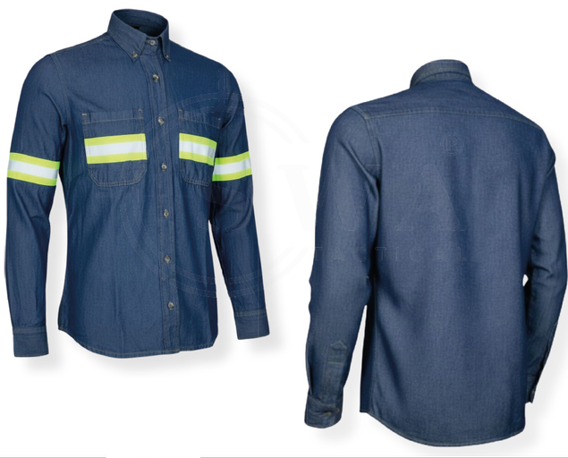 Camisola de Mezclilla con Reflejante