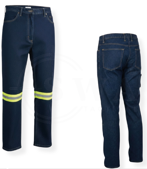 Pantalón de Mezclilla Con Reflejante