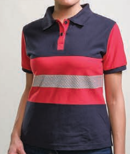 Playera Polo Bicolor